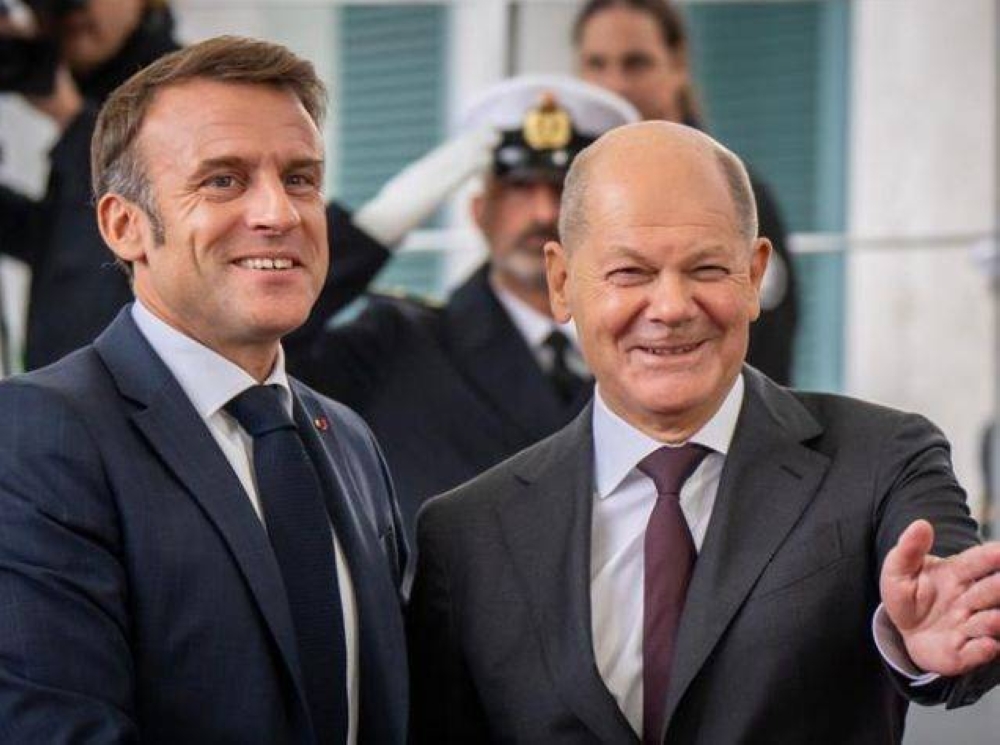 في مؤتمر صحفي مشترك.. ماكرون وشولتز: رئاسة ترمب تمثل تحدياً لأوروبا - أخبار السعودية 5 في مؤتمر صحفي مشترك.. ماكرون وشولتز: رئاسة ترمب تمثل تحدياً لأوروبا – أخبار السعودية