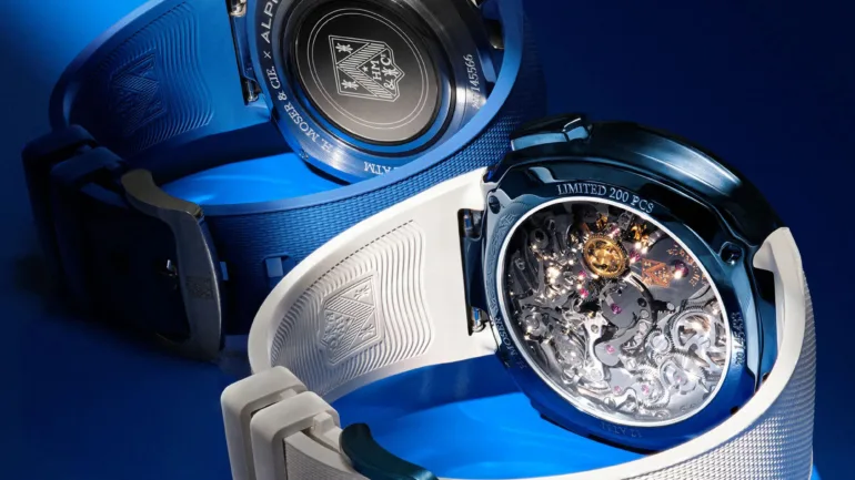 ساعة H. Moser & Cie. Streamliner Alpine Drivers Edition: عندما تلتقي صناعة الساعات السويسرية بعالم الفورمولا 1 11 1748669803 549 ساعة H Moser Cie Streamliner Alpine Drivers Edition عندما.webp