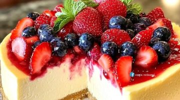 طريقة عمل تشيز كيك بارد وسهل
