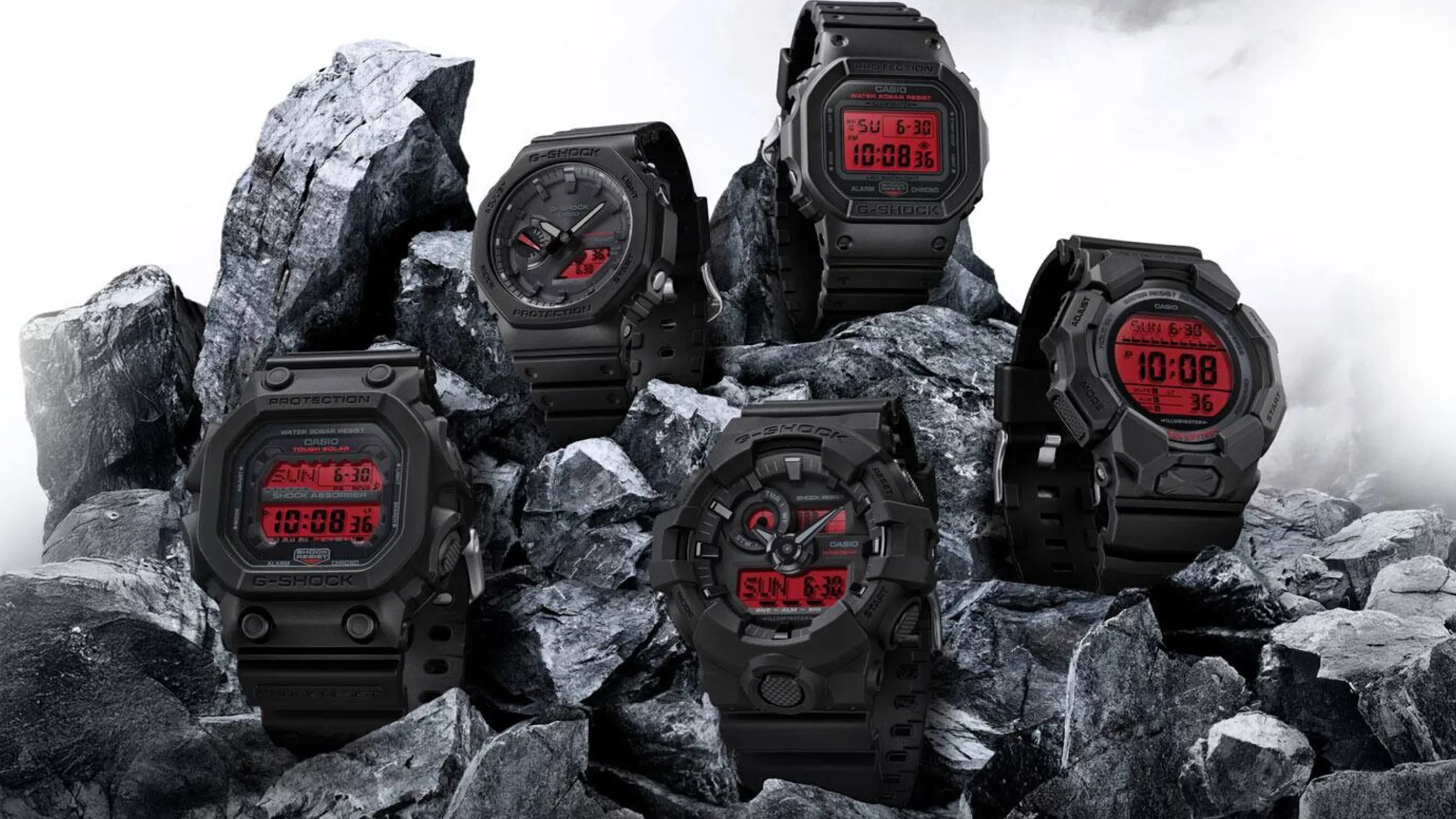 99 يورو للساعة الأسطورية Casio G-Shock GD-010BBR-1: قوة سوداء مع فلاش أحمر – احصل عليها بينما تدوم