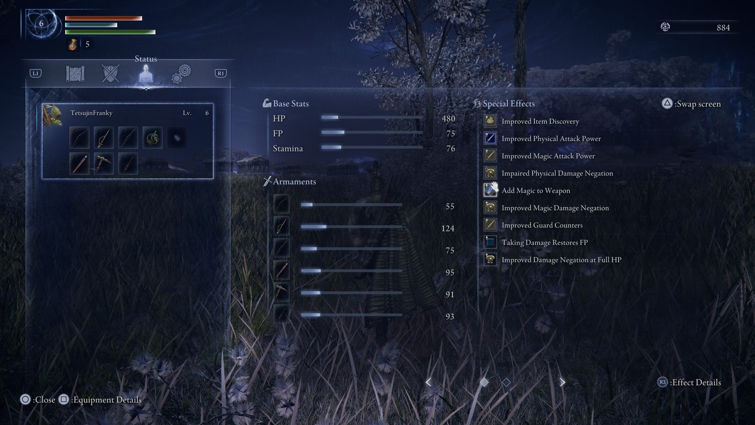 الـ Passive Skills في Elden Ring Nightreign صدي