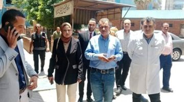قيادات التأمين الصحي بالقليوبية في جولة تفقدية لمستشفى النيل بشبرا الخيمة