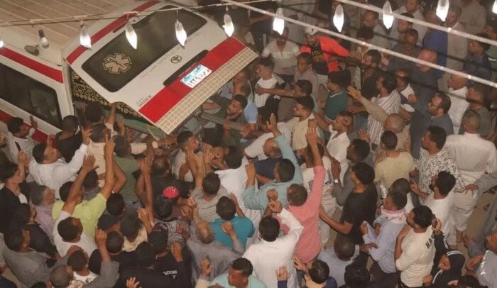 1749427914 932 جنازه مهيبة تشييع جثمان شهيد الشهامة خالد عبد العال بمسقط