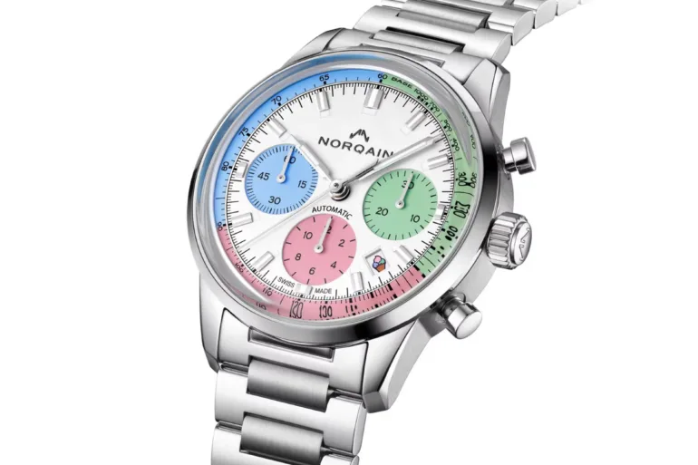 ساعة NORQAIN Freedom 60 Chrono "استمتع بالحياة": عندما تلتقي الساعة السويسرية بالجيلاتو 7 1749515122 134 ساعة NORQAIN Freedom 60 Chrono استمتع بالحياة عندما تلتقي الساعة.webp