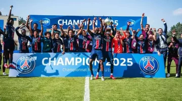 في وجود أبو الناي.. باريس يتوج بالدوري تحت 19 عاما