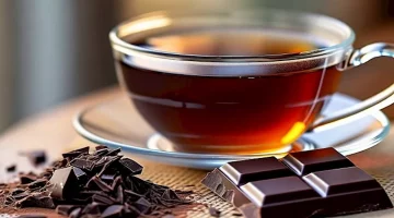 فوائد تناول الشوكولاتة مع الشاي