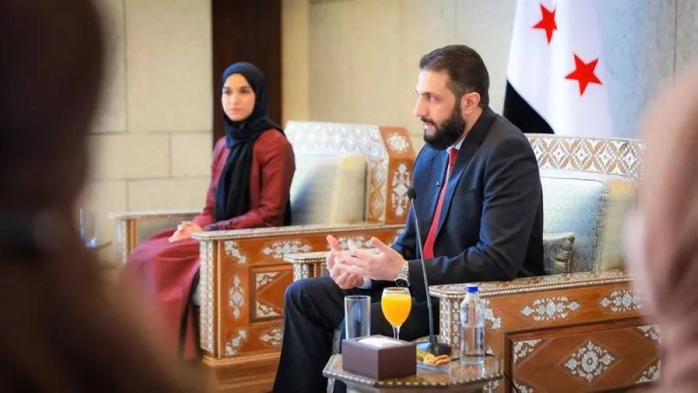 تفاعل كبير مع حديث الشرع عن زوجته.. عاشت معي في مغارات - أخبار السعودية 5 تفاعل كبير مع حديث الشرع عن زوجته.. عاشت معي في مغارات – أخبار السعودية