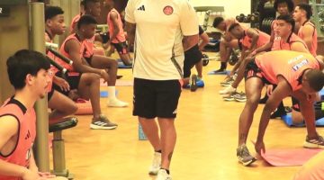 صور.. منتخب كولومبيا يستعد بقوة لانطلاق بطولة خوفو الدولية