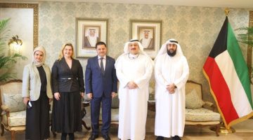 العوضي يبحث مع سفير الأردن التعاون في التدريب الصحي واستقدام الكوادر التمريضية