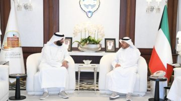 الناصر يستعرض مشاريع الطرق في الفروانية