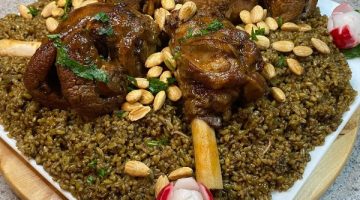 طريقة عمل فتة الفريك والموزة