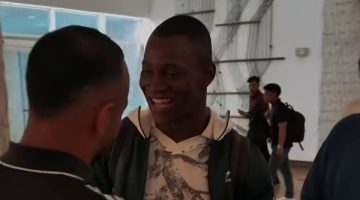 لقطات من انضمام أليو ديانج لمعسكر الأهلي في ميامي