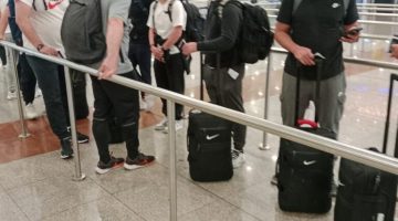 منتخب امريكا يصل إلى مصر للمشاركة في بطولة خوفو الدولية استعدادا لكأس العالم للشباب
