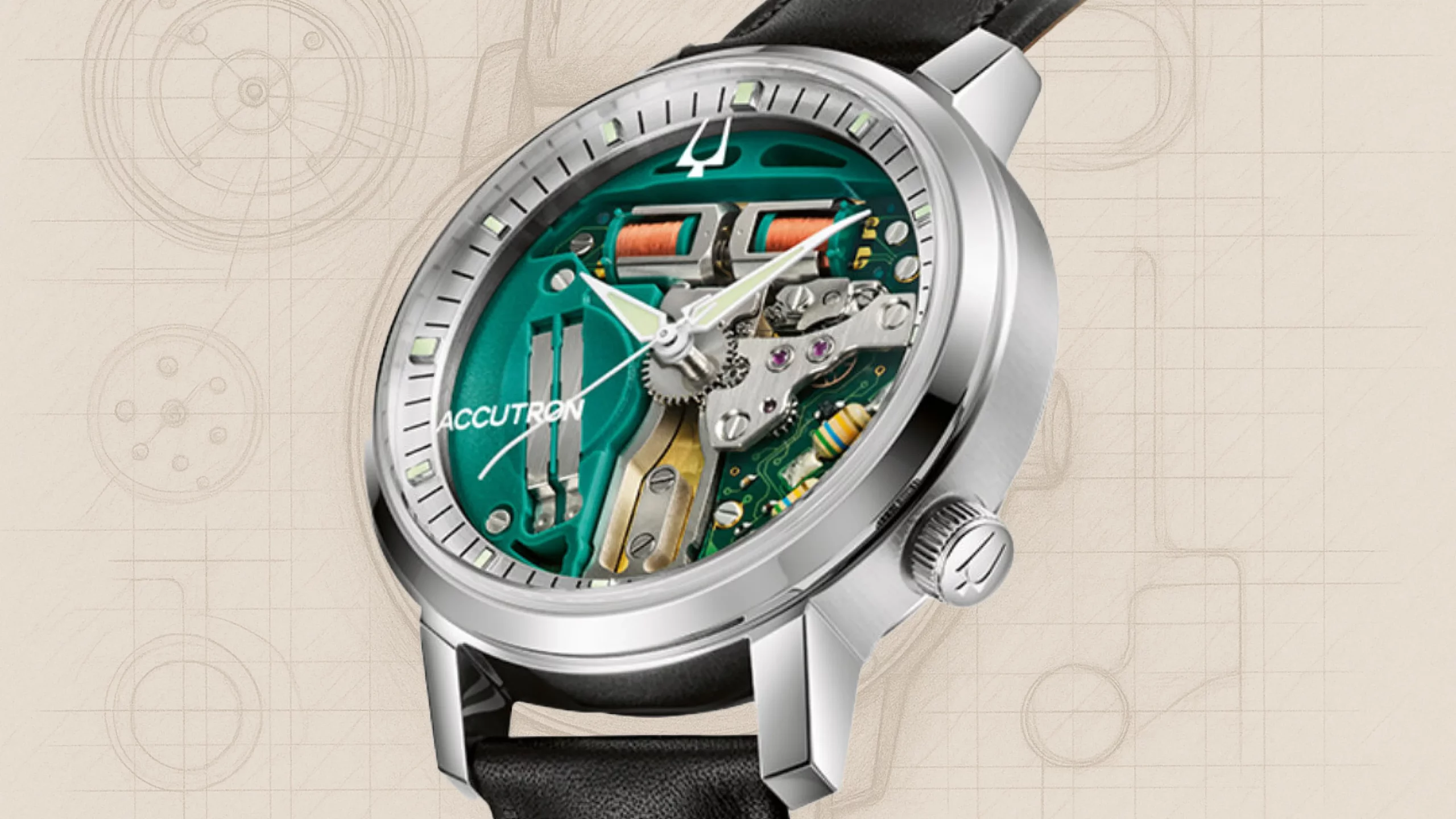 Accutron Spaceview 314: الساعة التي تصدر صوتًا يشبه صوت المركبة الفضائية وتبدو مثل نموذج أولي لجيمس بوند