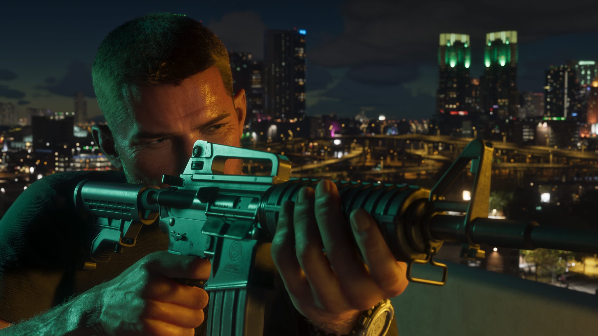 GTA 6: تسريبات تكشف عن عجلة تبديل الشخصيات وأسلحة بصندوق السيارة وقصة من 5 فصول! | صدي الخليج 7 أسلحة GTA 6