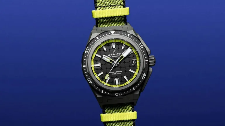 Zenith Defy Shadow عندما تتحول ساعة الغواص إلى بطل خارق.webp