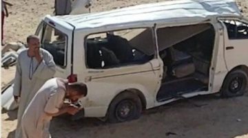 3 جثث و11 مصاب.. ننشر أسماء ضحايا حادث انقلاب صحراوي المنيا