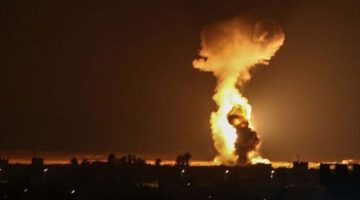 انفجارات جنوب سوريا عقب اعتراض صواريخ ومُسيّرات إيرانية أطلقت نحو إسرائيل