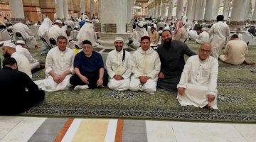 قبل أداء مناسك الحج.. أحمد سعد يشارك لحظة روحانية من المدينة المنورة