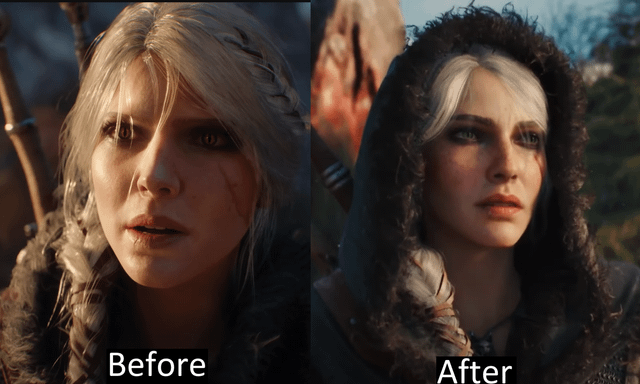 هل تغيرت تفاصيل وجه سيري في Witcher 4 بالمقارنة مع Witcher 3 والعرض الأول | صدي الخليج 6 Witcher 4