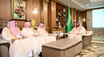 أمير جازان يستقبل وكلاء الإمارة الجدد بعد صدور قرارات تكليفهم رسميًا