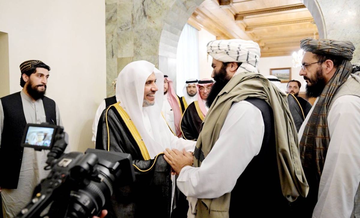 العيسى يبحث مع وزيري أفغانستان جهود مواجهة العادات المخالفة للشريعة الإسلامية