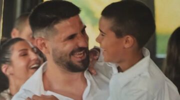 ميتروفيتش يظهر برفقة نجله في لقطة عفوية تثير تفاعل المشجعين
